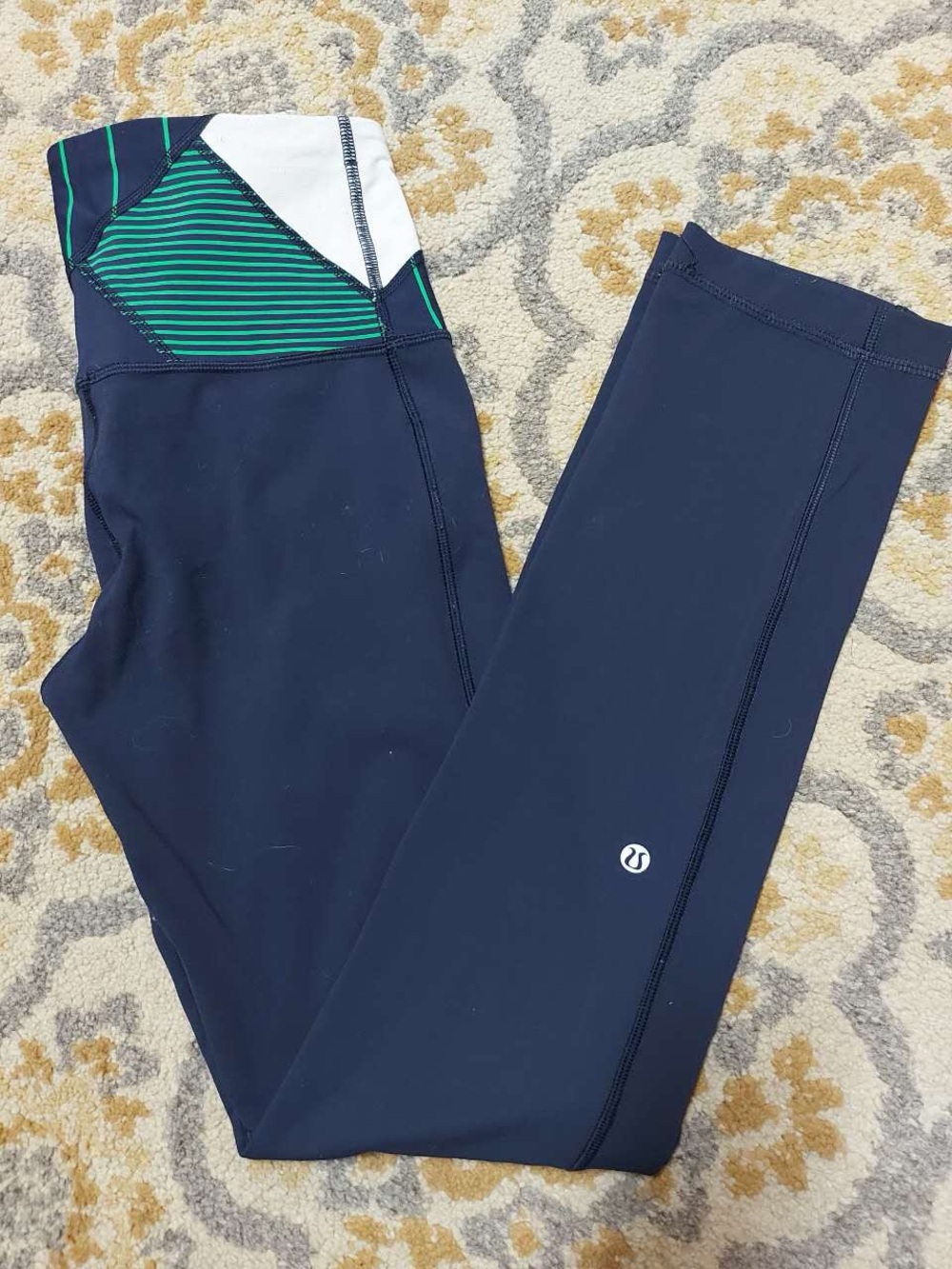 Lululemon dark blue straight leg pants